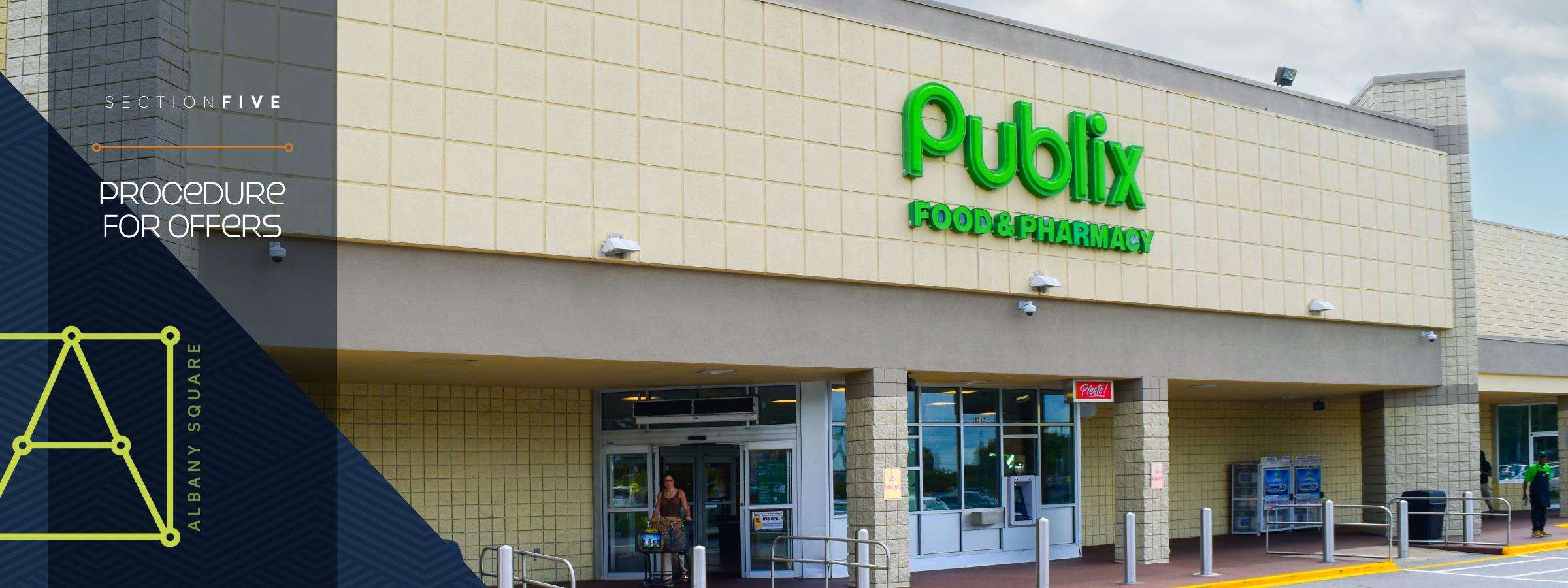 Publix Food & Pharmacy exterior — shadow anchor